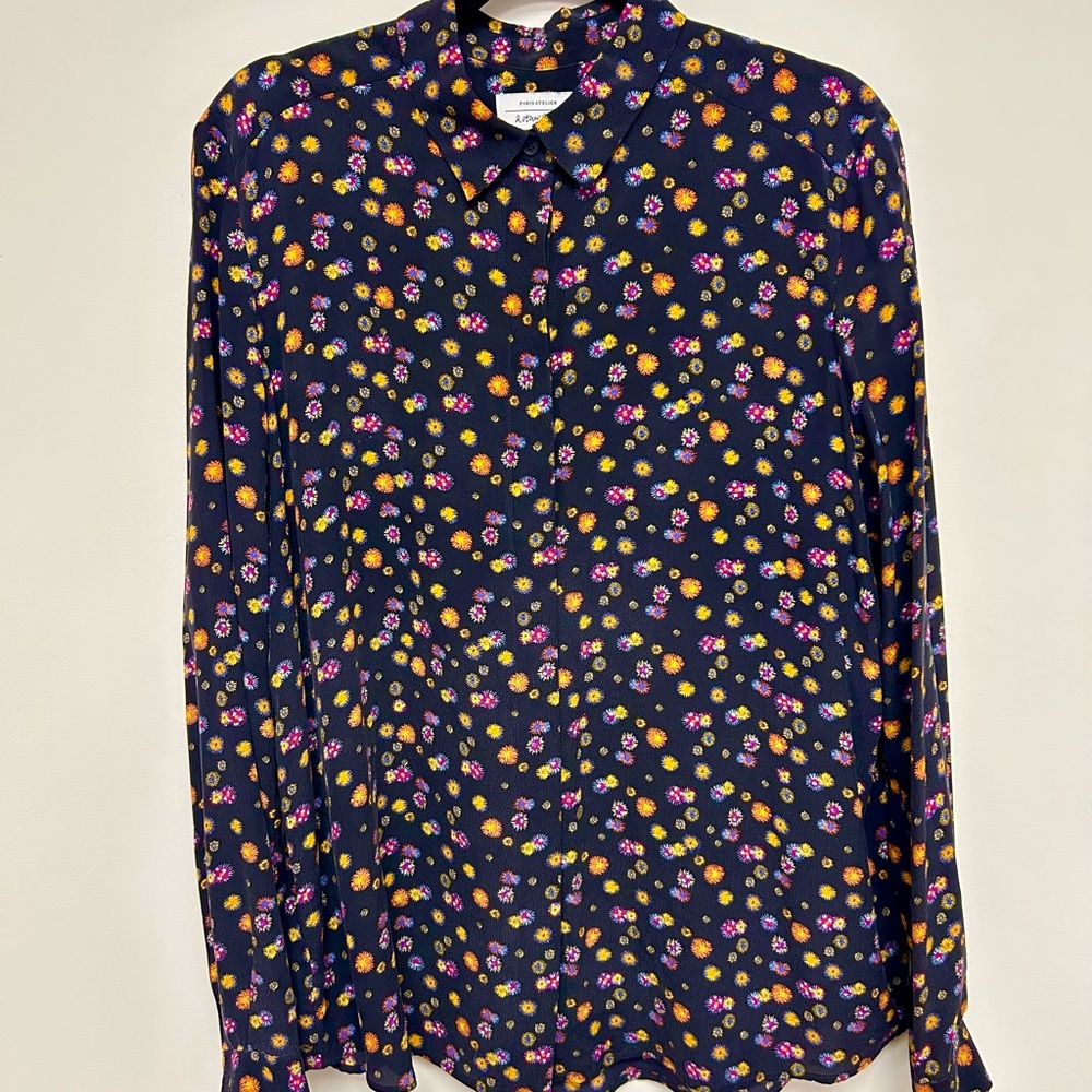 Silk blouse, & Other Stories - Paris Atelier, Size 12 / Medium-Large U.S.